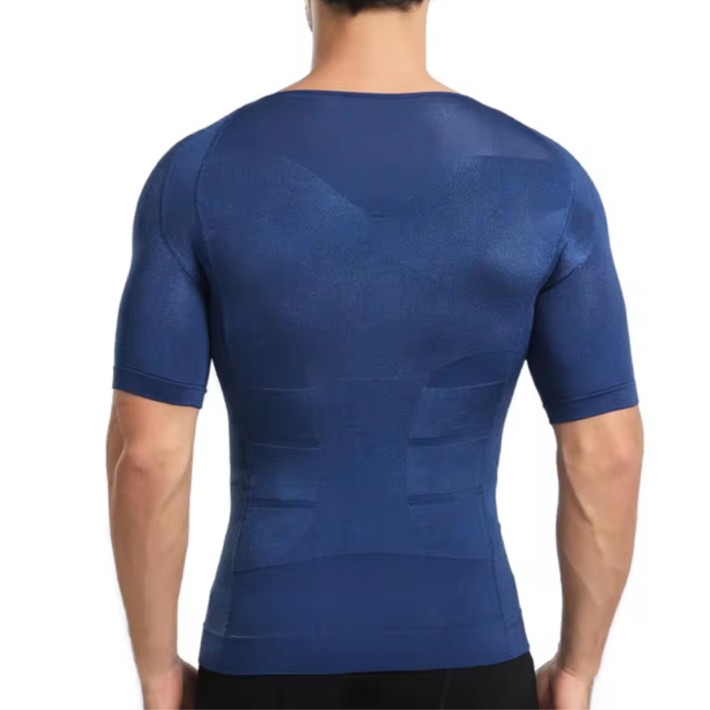 Back and neck pain relief posture shirt in white