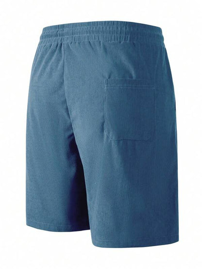 Oakridge Men's Stretch Corduroy Shorts | Lightweight Casual Comfort Summer Shorts