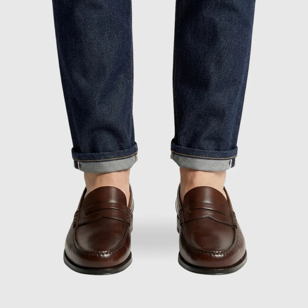 Bellmont | Classic Leather Penny Loafers