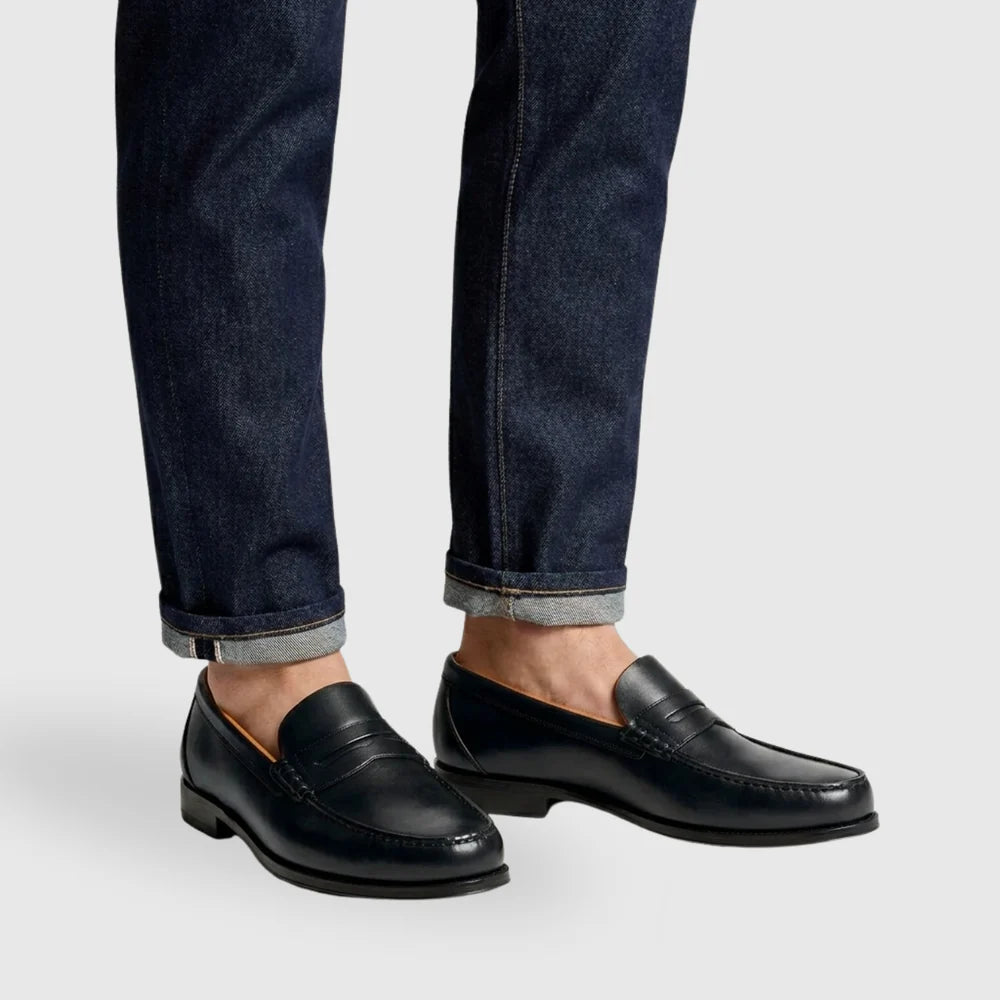 Bellmont | Classic Leather Penny Loafers