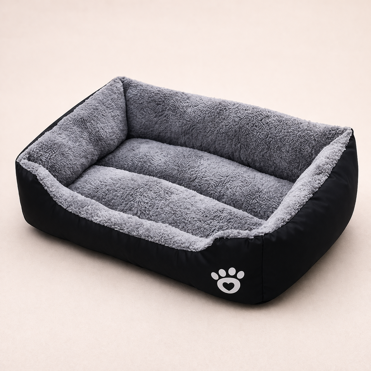 The CloudBed - Square Nest Dog Bed – Washable Cotton Pet Sofa Bed for Small, Medium & Large Dogs