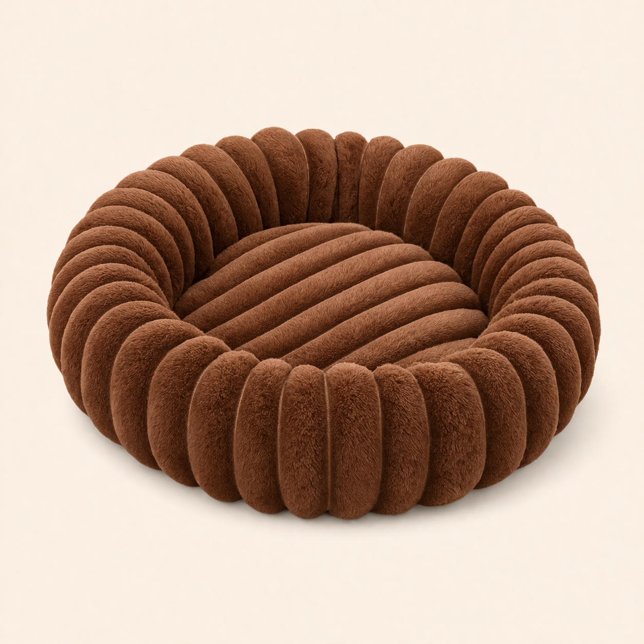 The CloudBed ''Round'' – Plush Round Calming Dog Bed