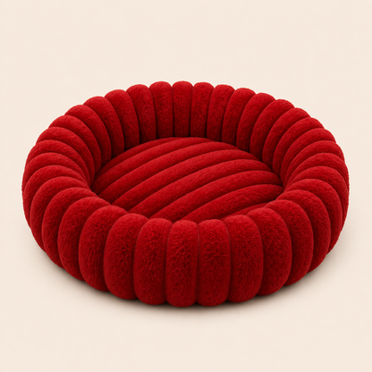 The CloudBed ''Round'' – Plush Round Calming Dog Bed