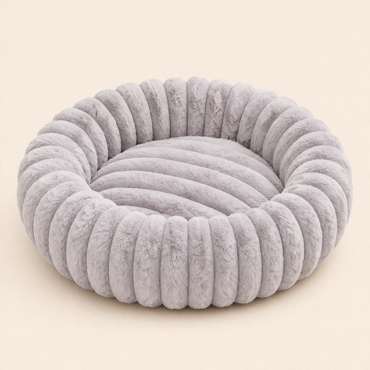 The CloudBed ''Round'' – Plush Round Calming Dog Bed