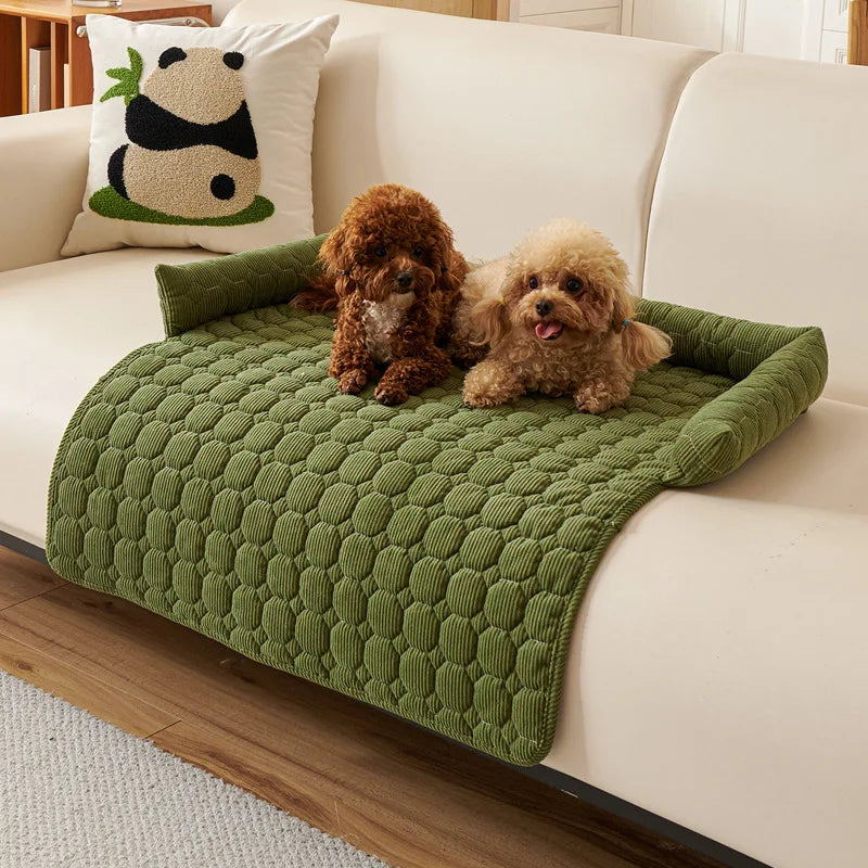 The CloudBed Non-Slip Dog Bed Cover – Breathable Pet Blanket & Sofa Protector