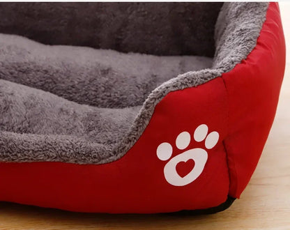 The CloudBed - Square Nest Dog Bed – Washable Cotton Pet Sofa Bed for Small, Medium & Large Dogs