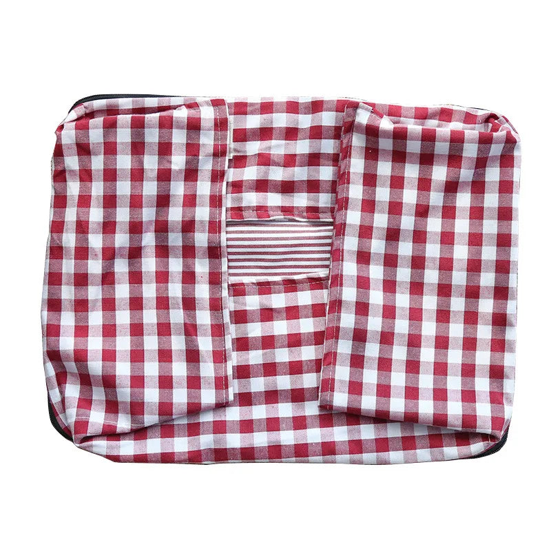 The CloudBed Cotton Pet Sofa Bed – Breathable Striped Dog Bed for Small to Medium Pets