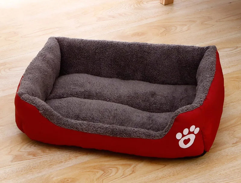 The CloudBed - Square Nest Dog Bed – Washable Cotton Pet Sofa Bed for Small, Medium & Large Dogs