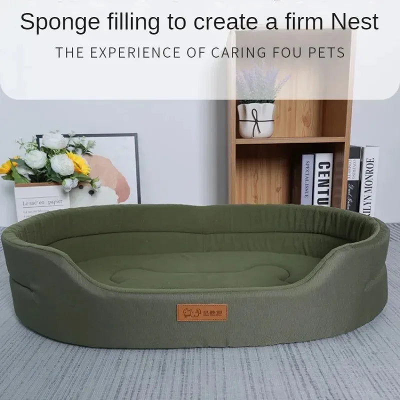 The CloudBed Waterproof Dog Bed Washable Square Pet Sofa – Large Dog Cushion Bed, Durable Puppy Kennel Mat for Indoor Use