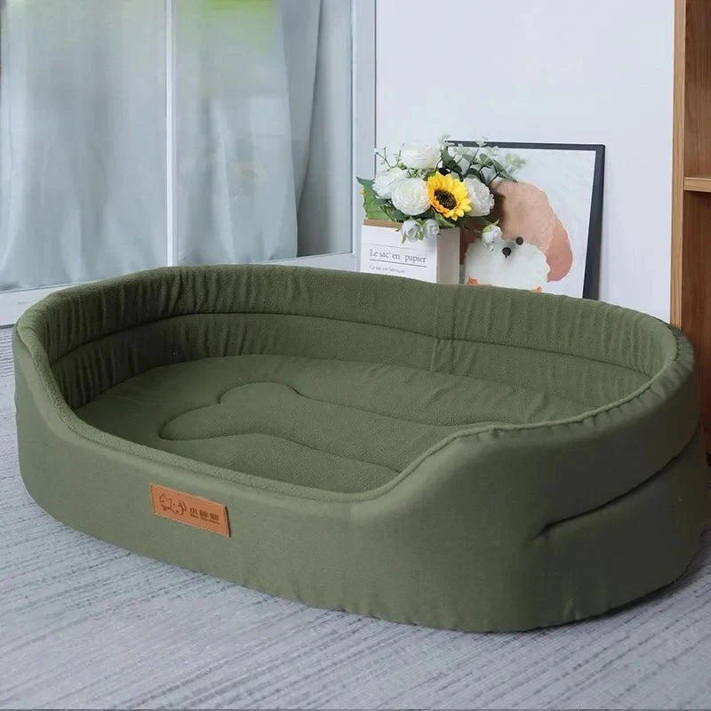 The CloudBed Waterproof Dog Bed Washable Square Pet Sofa – Large Dog Cushion Bed, Durable Puppy Kennel Mat for Indoor Use