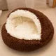 The CloudBed 2-in-1 Plush Covered Pet Bed – Cozy Round Dog Nest