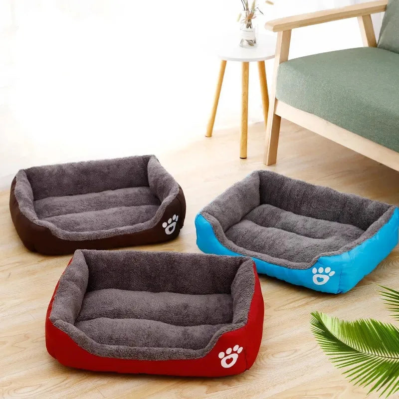 The CloudBed - Square Nest Dog Bed – Washable Cotton Pet Sofa Bed for Small, Medium & Large Dogs