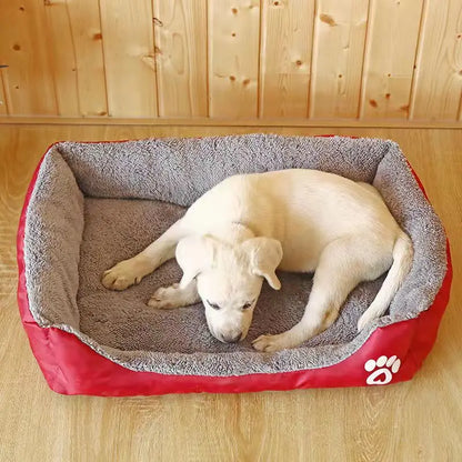 The CloudBed - Square Nest Dog Bed – Washable Cotton Pet Sofa Bed for Small, Medium & Large Dogs