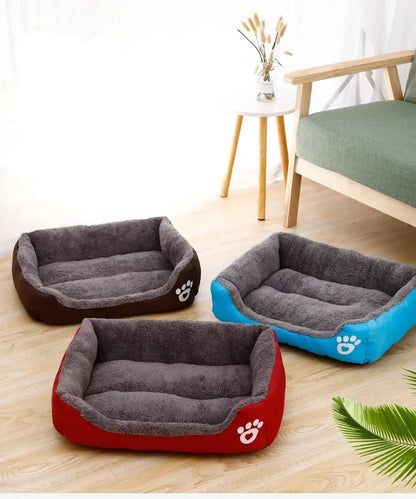 The CloudBed - Square Nest Dog Bed – Washable Cotton Pet Sofa Bed for Small, Medium & Large Dogs