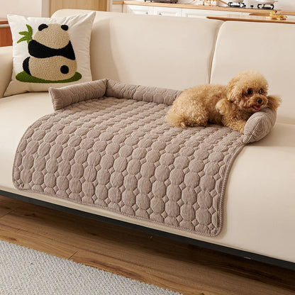 The CloudBed Non-Slip Dog Bed Cover – Breathable Pet Blanket & Sofa Protector