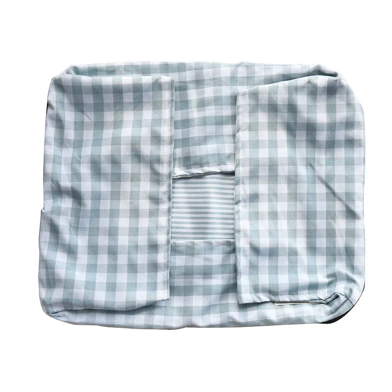 The CloudBed Cotton Pet Sofa Bed – Breathable Striped Dog Bed for Small to Medium Pets