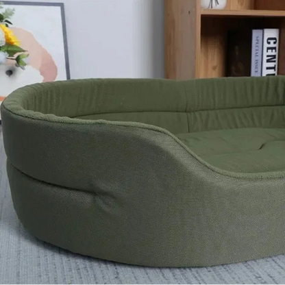 The CloudBed Waterproof Dog Bed Washable Square Pet Sofa – Large Dog Cushion Bed, Durable Puppy Kennel Mat for Indoor Use