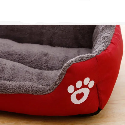 The CloudBed - Square Nest Dog Bed – Washable Cotton Pet Sofa Bed for Small, Medium & Large Dogs
