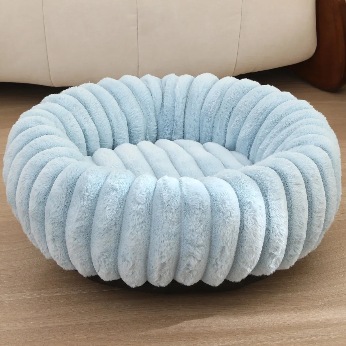 The CloudBed ''Round'' – Plush Round Calming Dog Bed