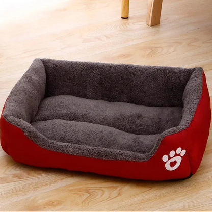 The CloudBed - Square Nest Dog Bed – Washable Cotton Pet Sofa Bed for Small, Medium & Large Dogs