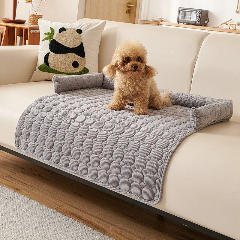 The CloudBed Non-Slip Dog Bed Cover – Breathable Pet Blanket & Sofa Protector