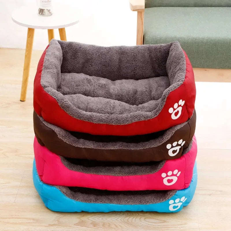 The CloudBed - Square Nest Dog Bed – Washable Cotton Pet Sofa Bed for Small, Medium & Large Dogs