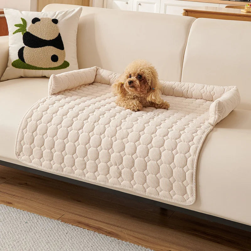 The CloudBed Non-Slip Dog Bed Cover – Breathable Pet Blanket & Sofa Protector