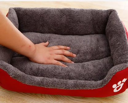 The CloudBed - Square Nest Dog Bed – Washable Cotton Pet Sofa Bed for Small, Medium & Large Dogs