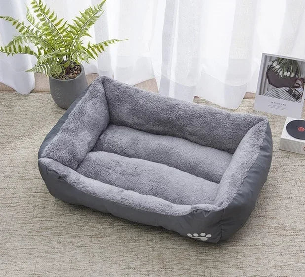 The CloudBed - Square Nest Dog Bed – Washable Cotton Pet Sofa Bed for Small, Medium & Large Dogs