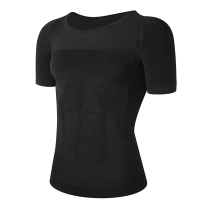 White support shirt for improved back alignment
