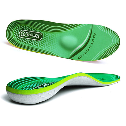 Side view of Arkovia preformed insole showing arch support profile