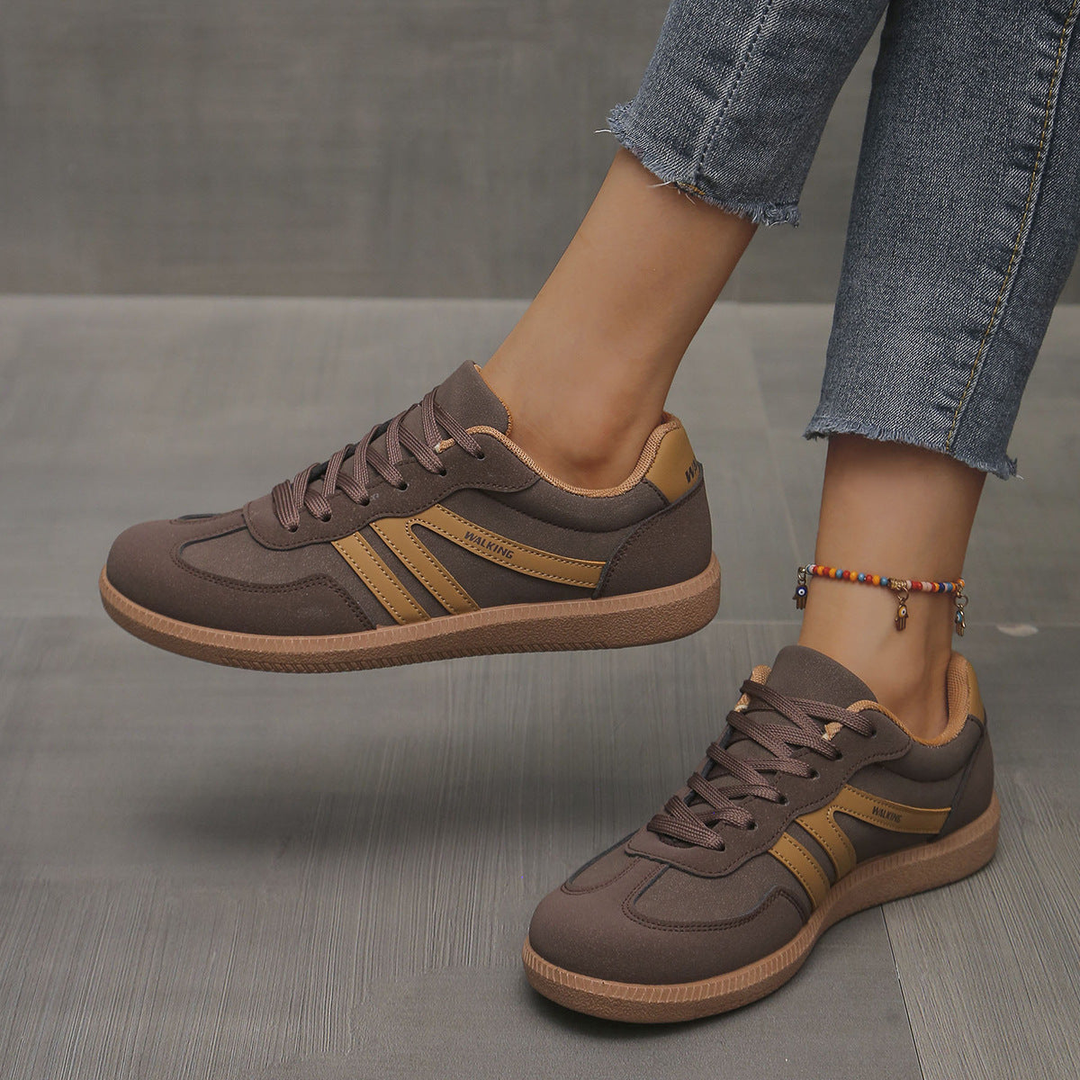Cleo leopard print trainers – stylish orthopedic footwear for women