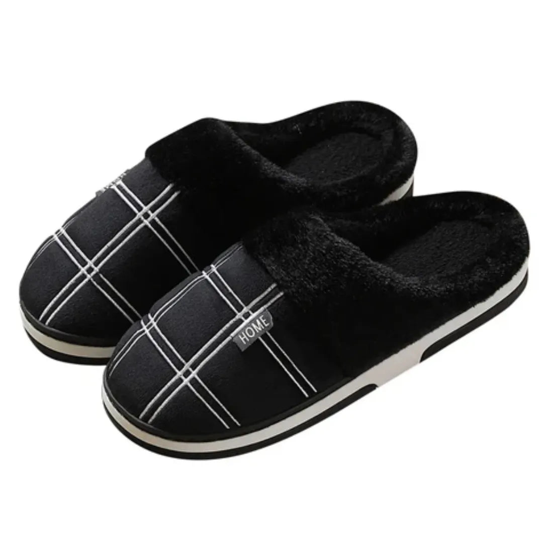 Size guide for Cozy unisex plush cotton slippers EU 35 to 46