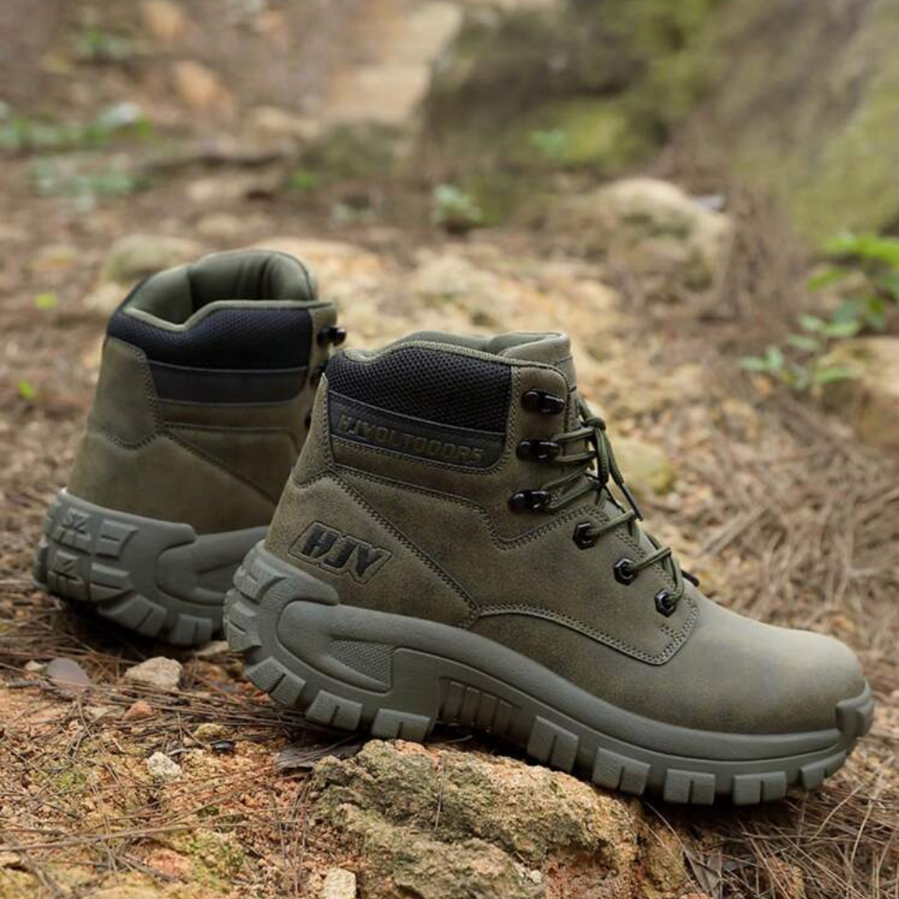 Full product shot of Crestwick men's outdoor hiking boots all colorways
