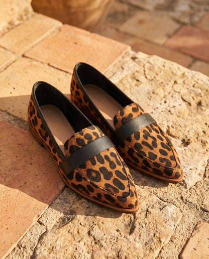 Dana leopard loafers - women's all-year comfort footwear