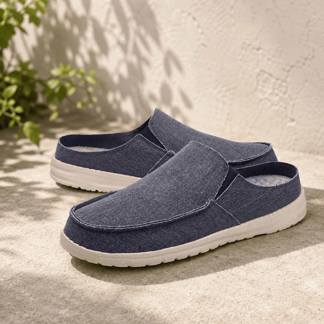 Close-up of Drifton flexible knit slip-on sneaker sole detail