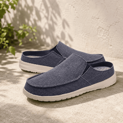 Close-up of Drifton flexible knit slip-on sneaker sole detail