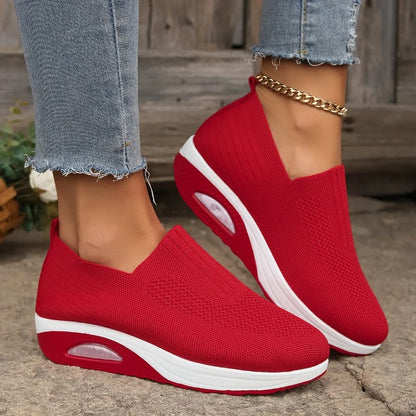 Elara women's orthopedic slip-on shoes styled with casual outfit