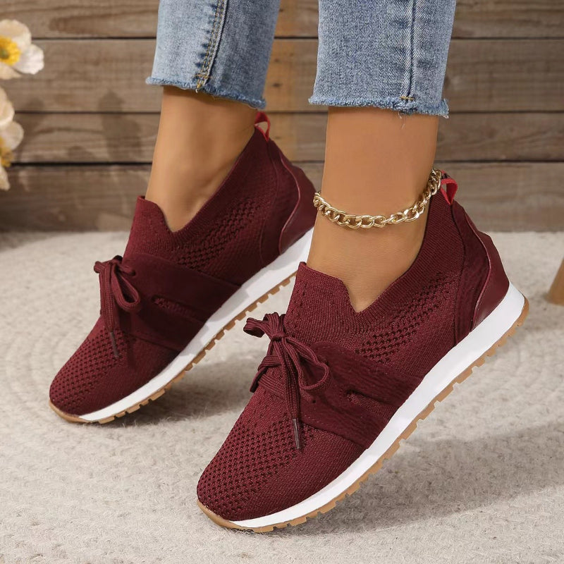 Elara women's orthopedic sneakers styled with casual everyday outfit