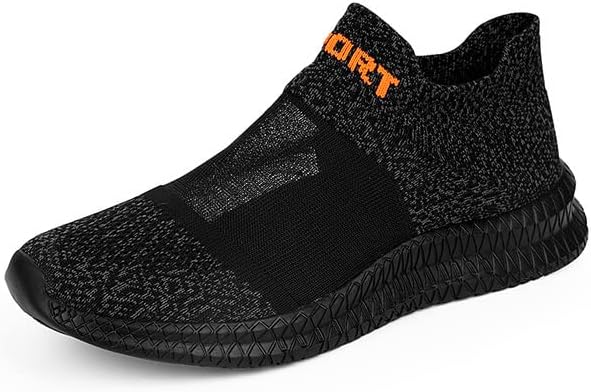 Pair of lightweight men's knit sneakers in multiple colour options