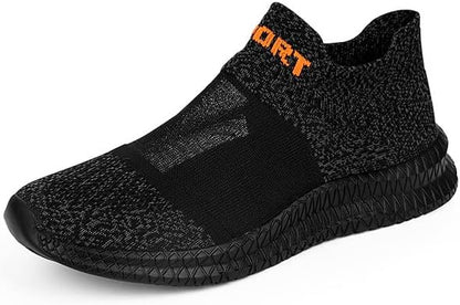 Pair of lightweight men's knit sneakers in multiple colour options