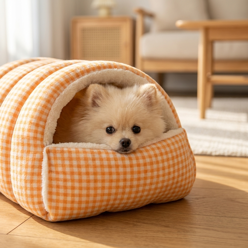 The CloudBed Cave – Semi-Enclosed Dog Bed House