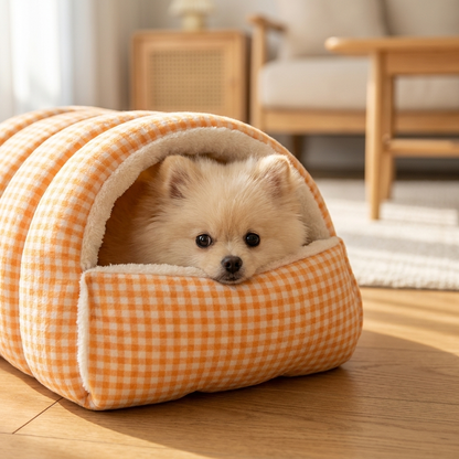 The CloudBed Cave – Semi-Enclosed Dog Bed House