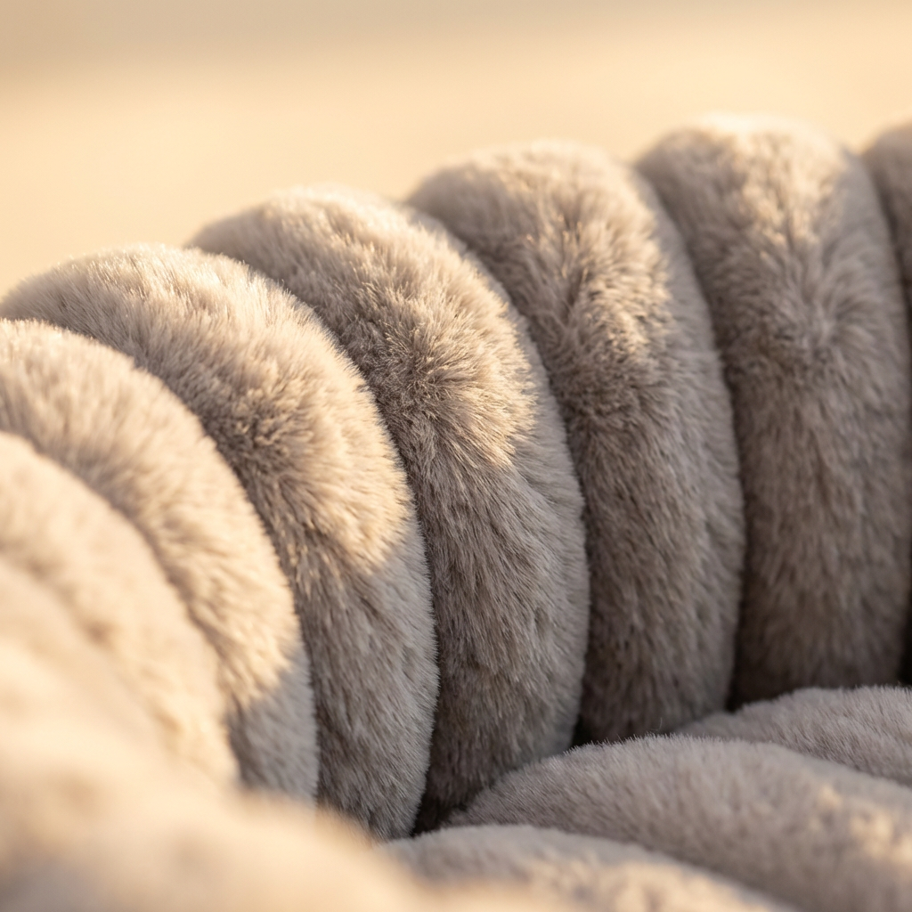 The CloudBed ''Round'' – Plush Round Calming Dog Bed
