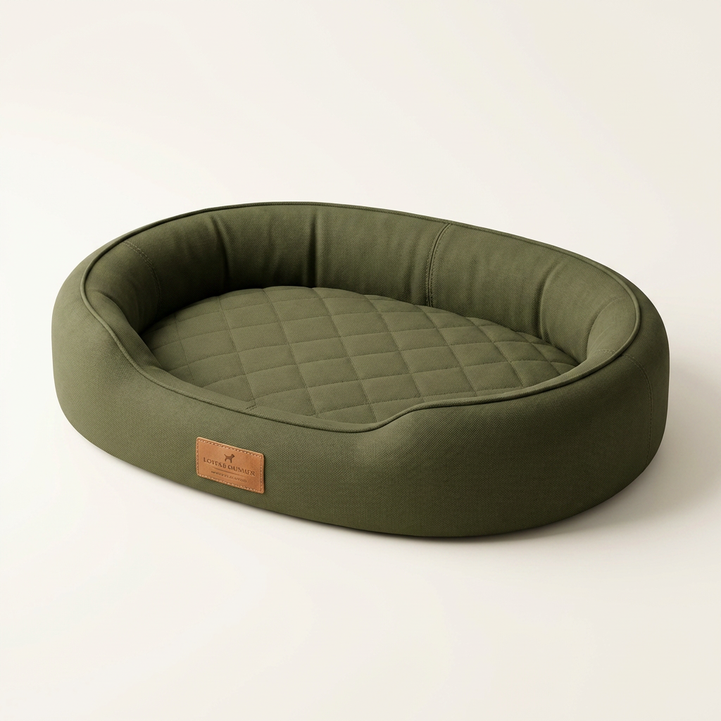The CloudBed Waterproof Dog Bed Washable Square Pet Sofa – Large Dog Cushion Bed, Durable Puppy Kennel Mat for Indoor Use