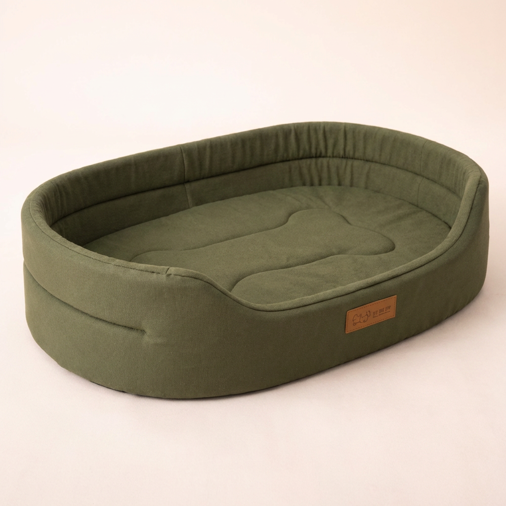 The CloudBed Waterproof Dog Bed Washable Square Pet Sofa – Large Dog Cushion Bed, Durable Puppy Kennel Mat for Indoor Use