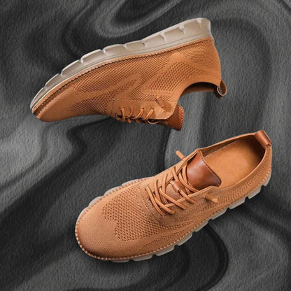 Jayden brown all-day walker shoes with anti-slip sole detail
