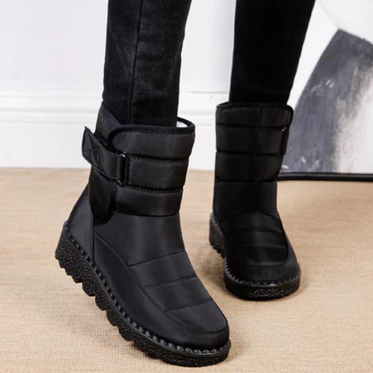 Lotte women's fleece-lined winter boots size range 35 to 44