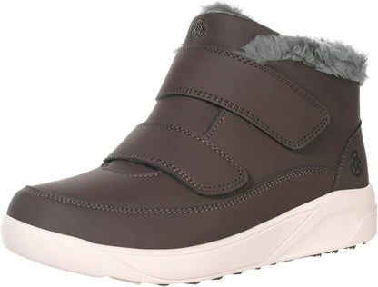 Men's winter ankle boots sole detail showing grip tread pattern