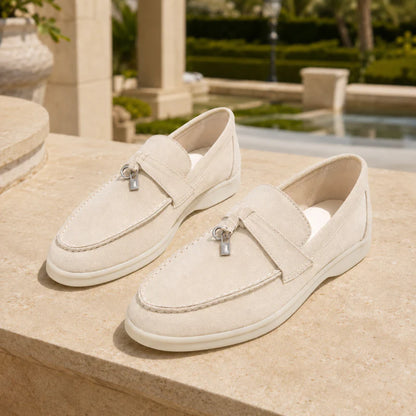 Bastien Men's Suede Slip-On Loafers | Lightweight Casual Comfort Shoes